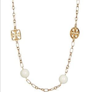 SOLD Tory Burch colorful evie rosemary pearl chain